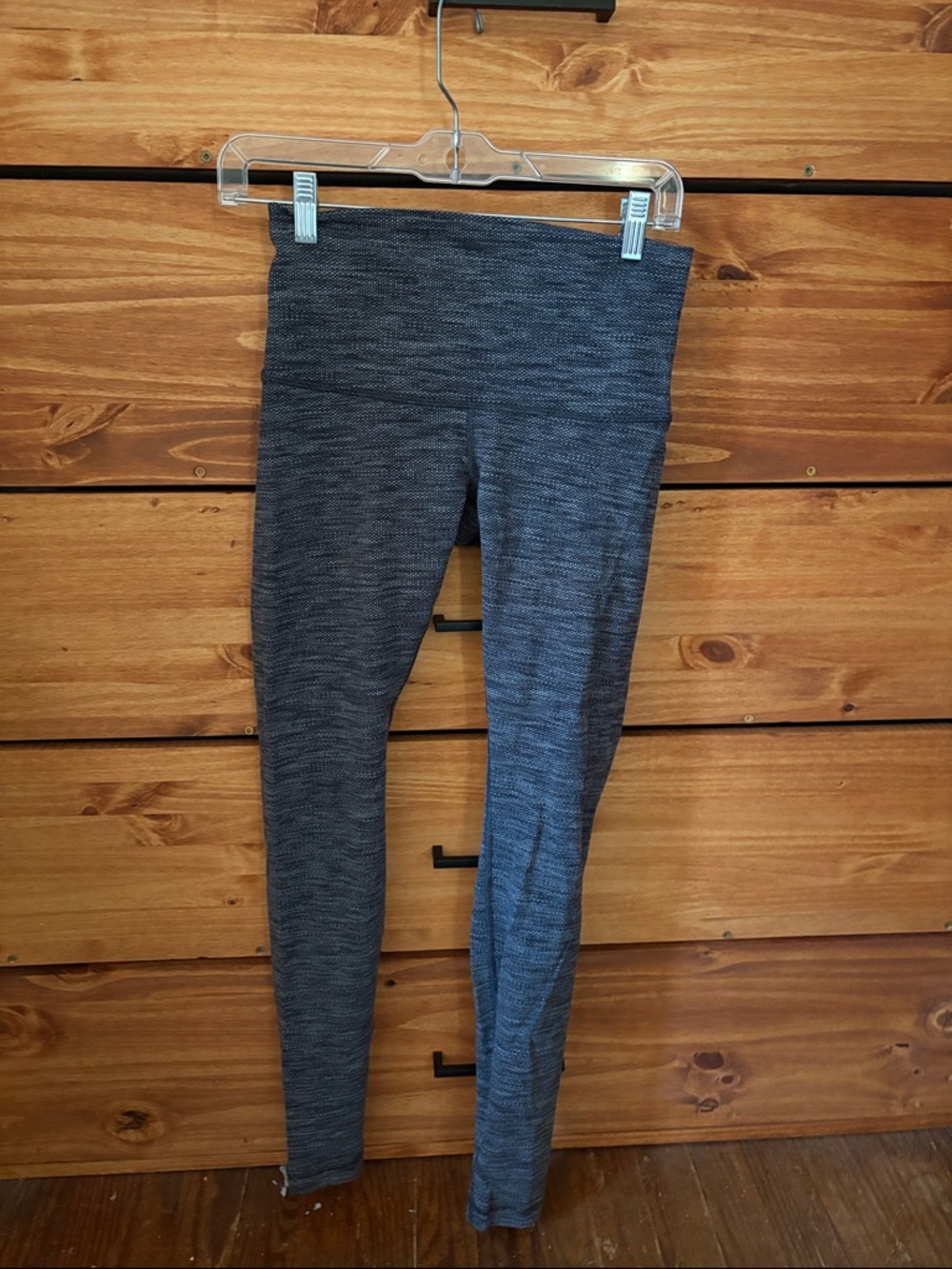 Heathered Charcoal High-Waist Leggings